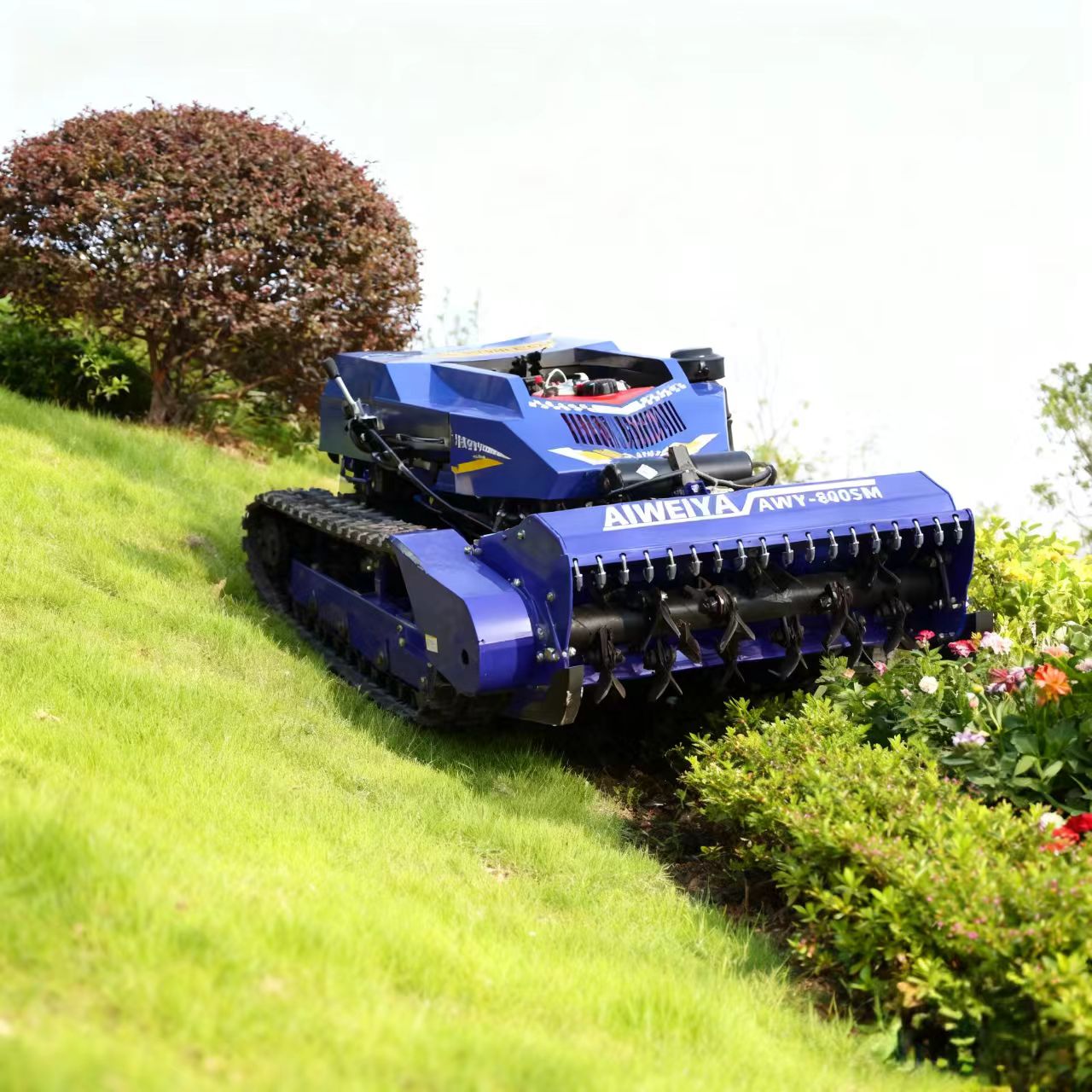 Robot Chassis - Op maat gemaakte benzine grasmaaier met
