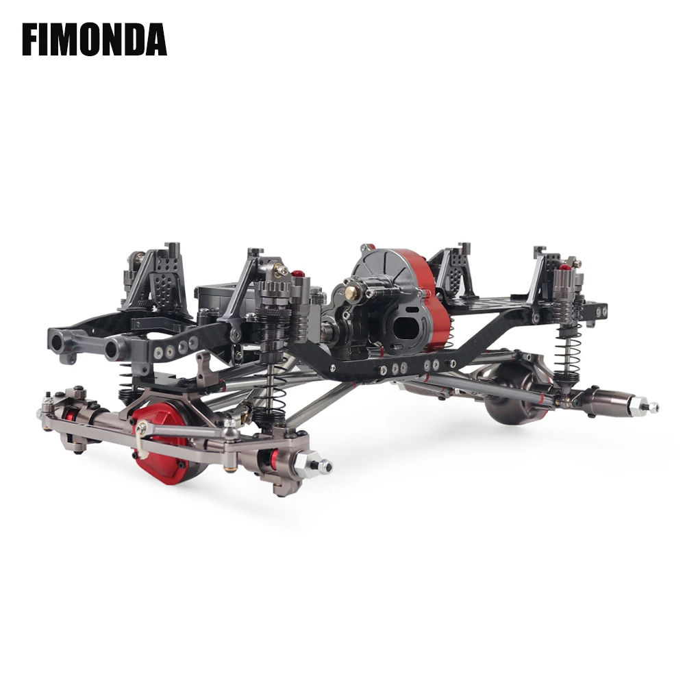 Robot Car Kit - Fimonda 1/10 Rc Crawler Metalen Chassis