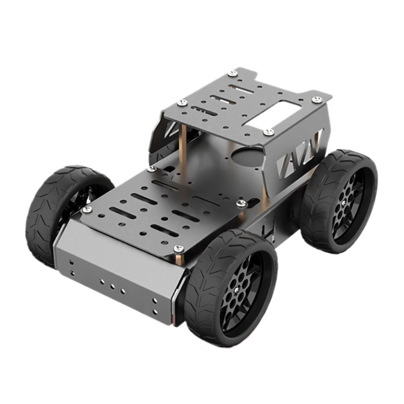 Arduino Robot - Vierwielige elektrische wagen Aluminium frame Slimme
