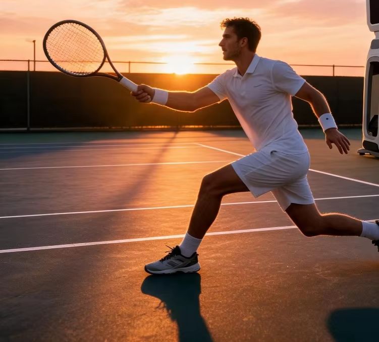 Robot Track - 2026 Nieuw Ontwerp AI Tenniix Tennisbal-Schietmachine