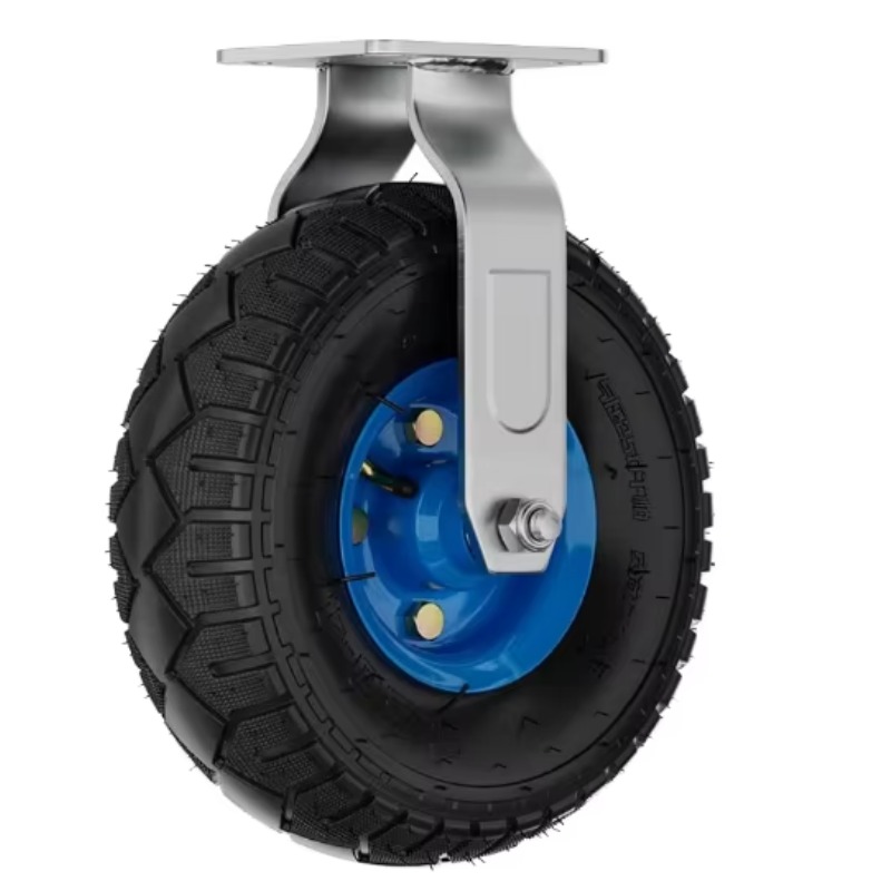Caster Wheel - Hanak78 Vast rubberen zwenkwiel, 6-inch vaste