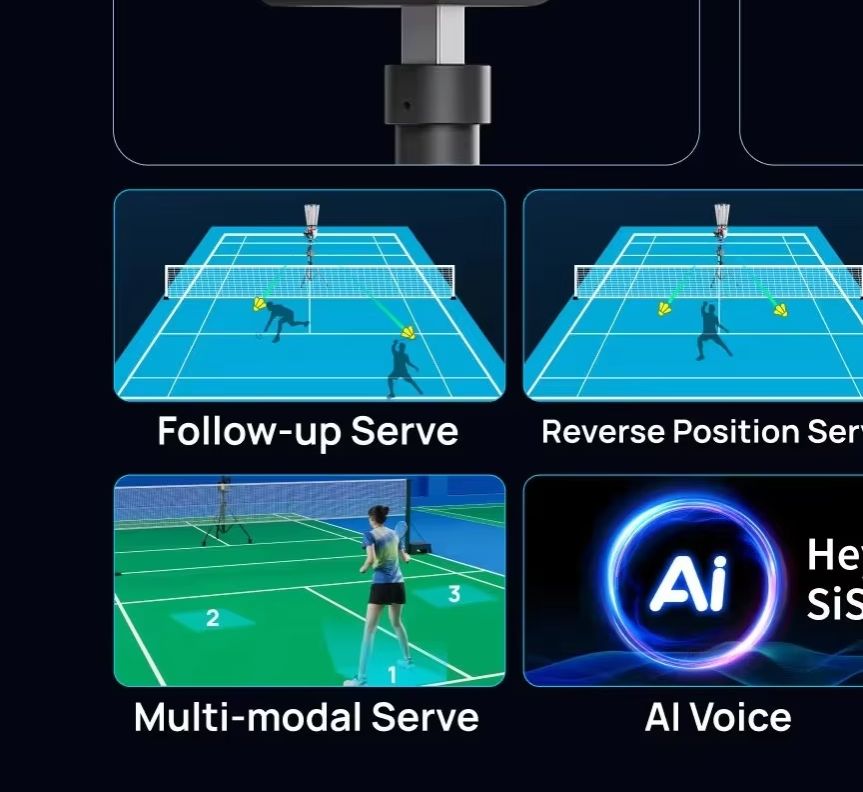 Robot Remote Control - Intelligente 4D-sport-schietsport-badmintonrobot, op maat gemaakte service,