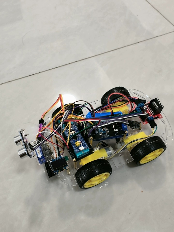 Robot Bluetooth Car - STM32 Intelligente Kleine Auto Tracking Obstakelvermijding