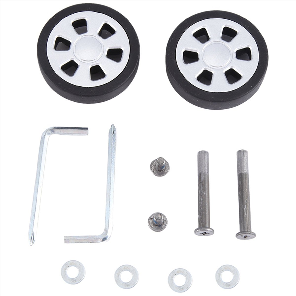 Caster Wheel - ABQR 55x13mm set van 2 bagagewiel