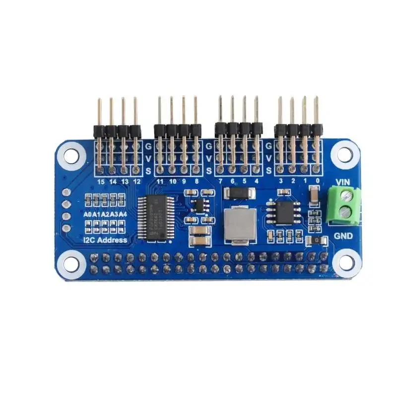 Motor Driver Module - 16 Kanaals PWM Servomotor Driver HAT
