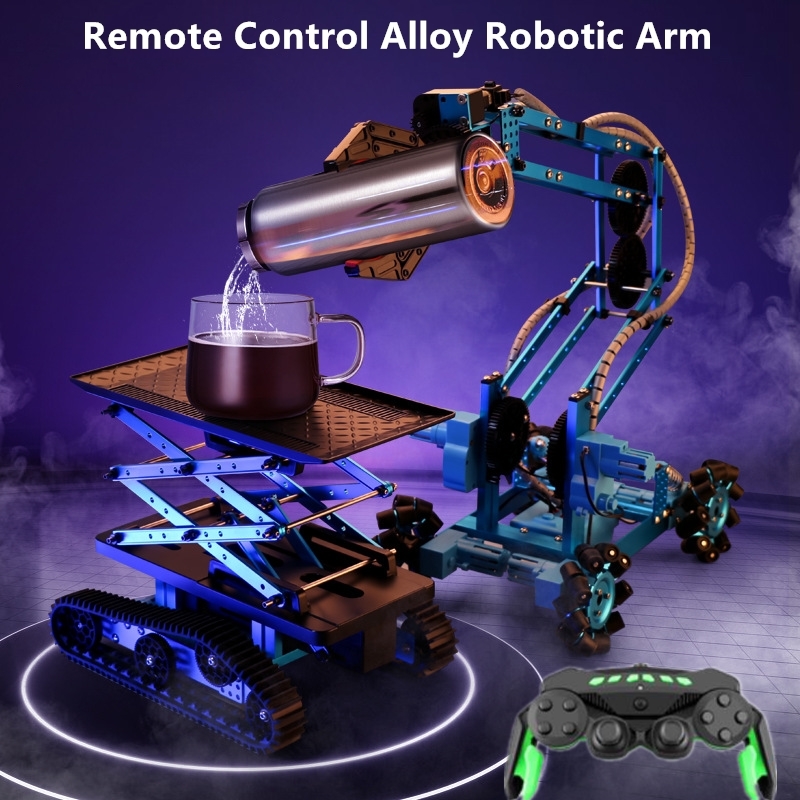 Robot Arm Metal - Afstandsbediening Legering Auto Mecha Manipulator Lanceer