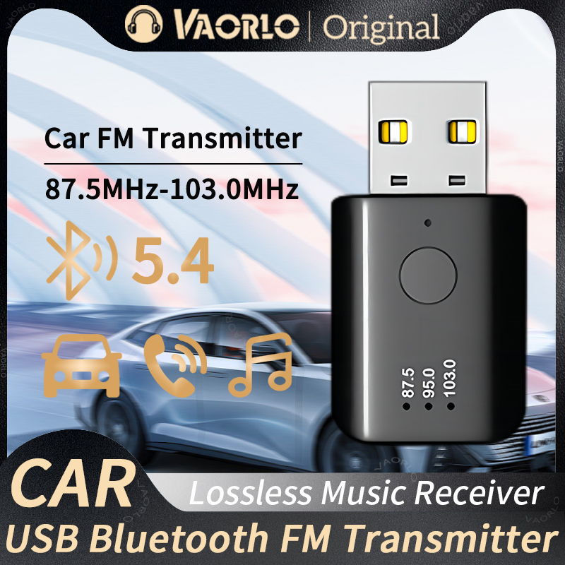 Robot Bluetooth Car - Bluetooth 5.4 FM-zender met microfoon Handsfree