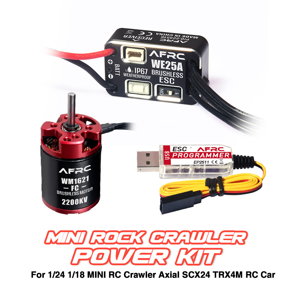 Robot Car Kit - AFRC ESC 25A Brushless Power Kit