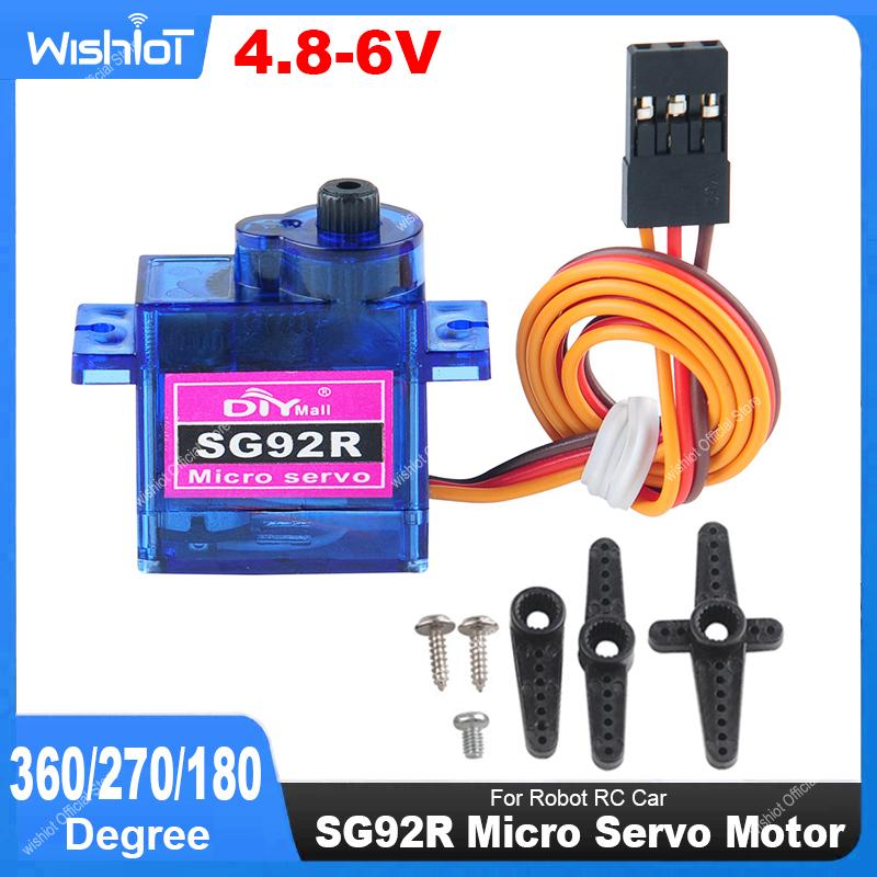 Micro Servo - SG92R Micro Servomotor 4.8-6V 360/270/180 Graden