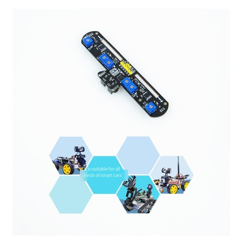 Robot Bluetooth Car - Y43A-6-kanaals infrarood volgmodule voor robotica -