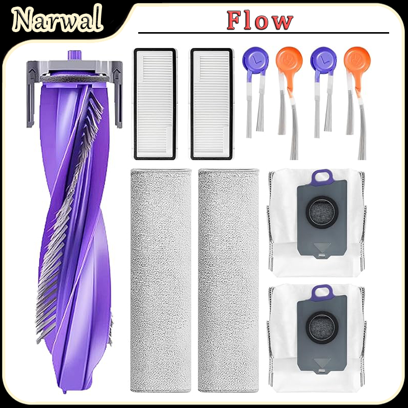 Robot Track - Accessoires voor Narwal Flow robotstofzuigers: hoofdborstel,