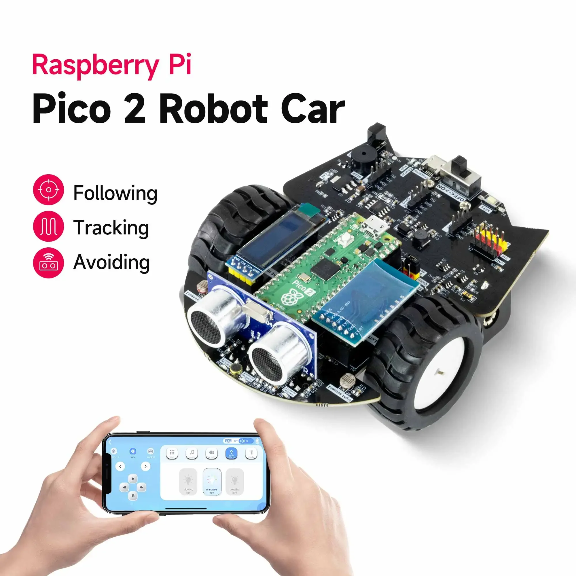 Yahboom Raspberry Pi Pico 2-ro - Robot Car Kit recensie en prijs