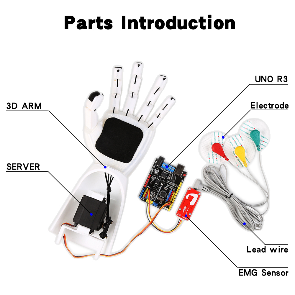 Emg Sensor Robotarm Elektrisch - Arduino Robot recensie en prijs