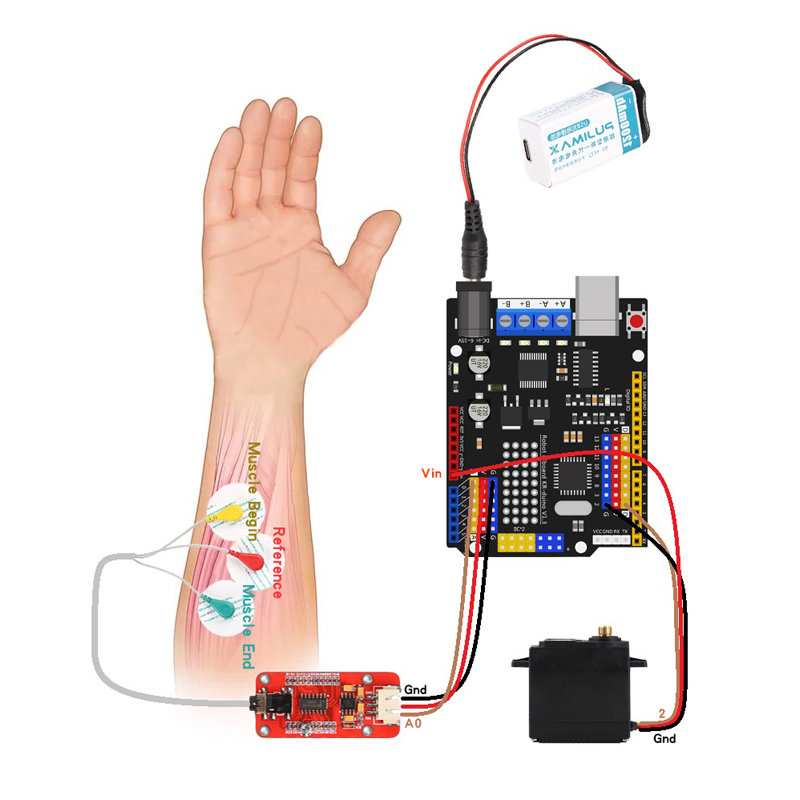 Emg Sensor Robotarm Elektrisch - Arduino Robot recensie en prijs