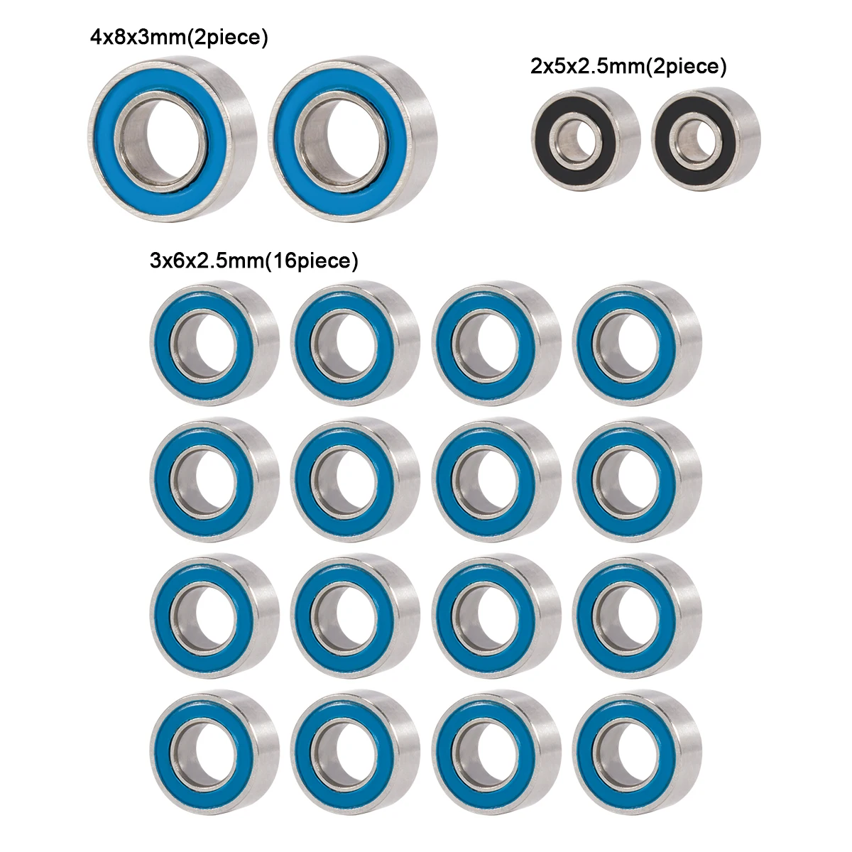 20 stuks afgedichte kogellager - Robot Car Kit recensie en prijs