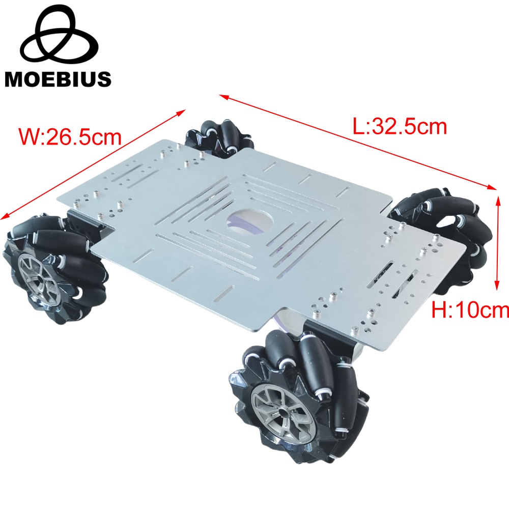 MOEBIUS 26KG Laadvermogen 4WD  - Arduino Robot recensie en prijs