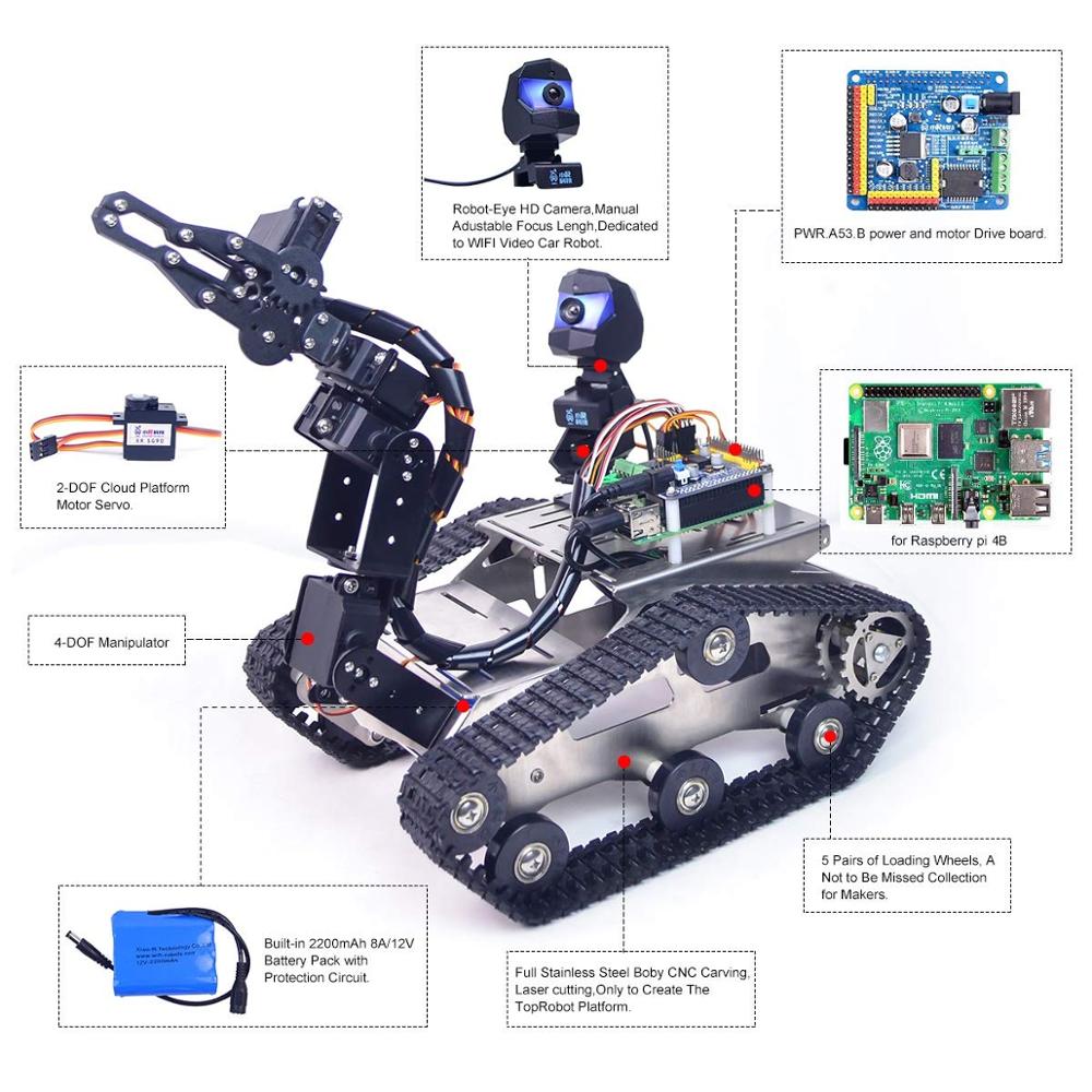 Smart Robot Car Kit voor Raspb - Robot Bluetooth Car recensie en prijs
