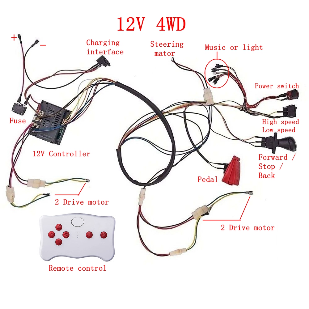 Kind elektrische auto DIY gemo - Robot Car Kit recensie en prijs