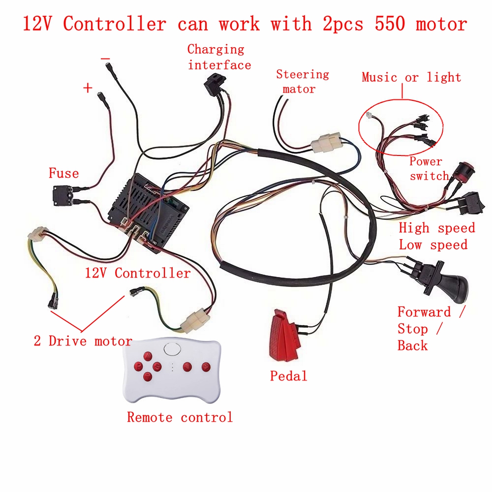 Kind elektrische auto DIY gemo - Robot Car Kit recensie en prijs
