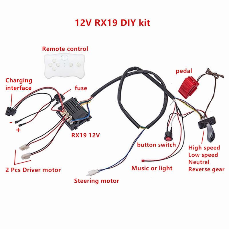 Kind elektrische auto DIY gemo - Robot Car Kit recensie en prijs