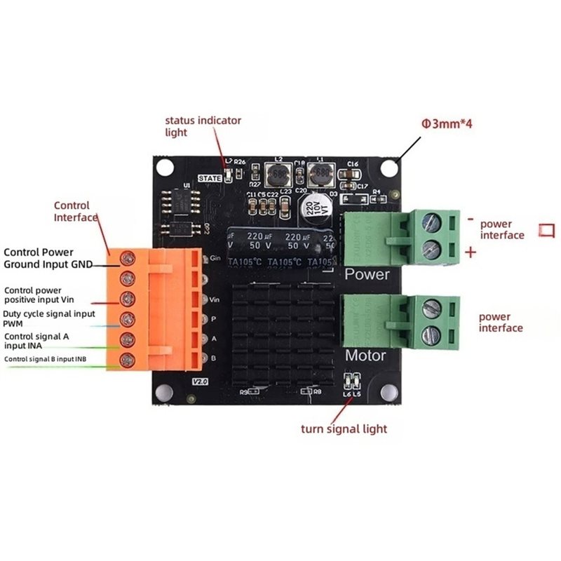 Y50A – volledig geïsoleerde H- - Motor Driver Module recensie en prijs