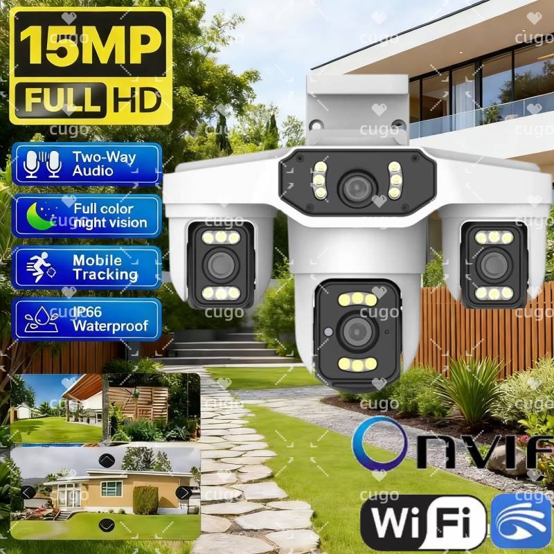 15MP 8K Wifi IP-camera met dri - Pan Tilt Bracket recensie en prijs