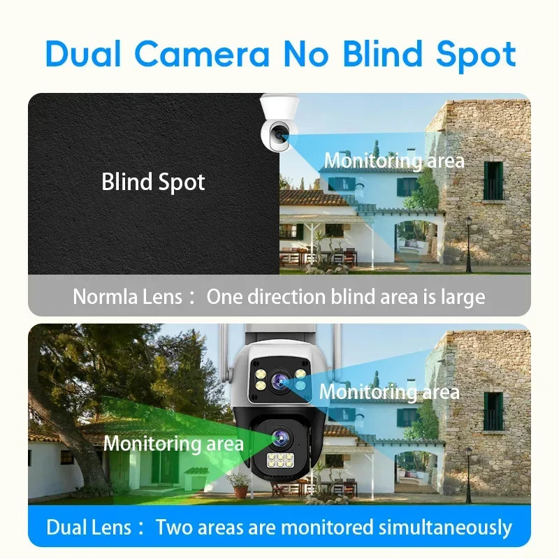 8MP 4K WIFI IP-camera PTZ buit - Pan Tilt Bracket recensie en prijs