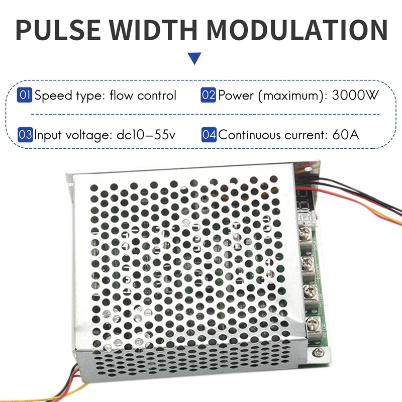 DC 10-55V 100A 3000W Motorsnel - Dc Motor recensie en prijs