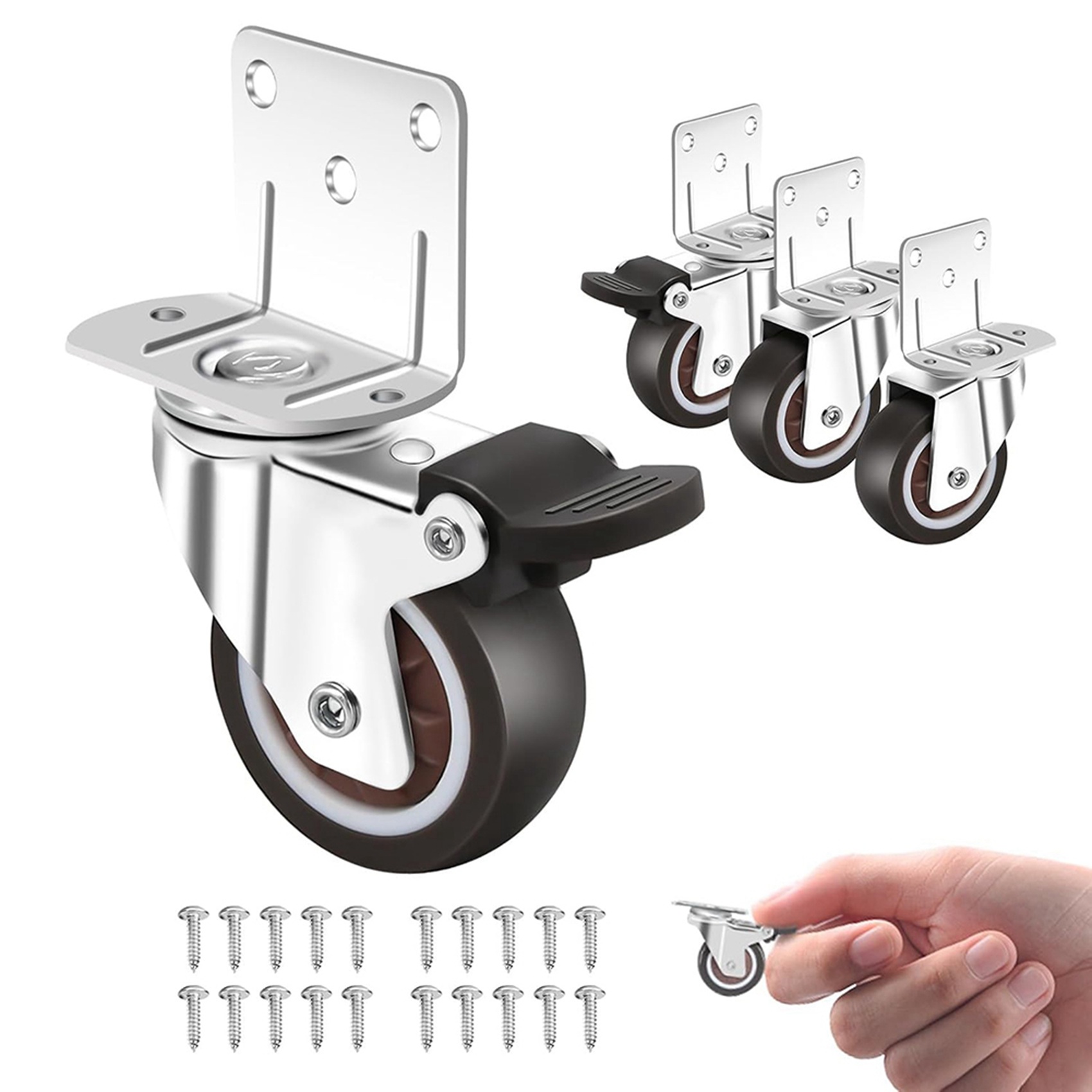 TFORU-zijmontagewielen, set va - Caster Wheel recensie en prijs