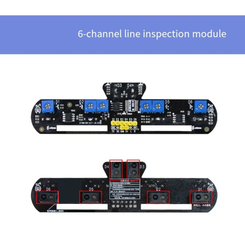 JABS-6-kanaals infrarood volgm - Robot Bluetooth Car recensie en prijs