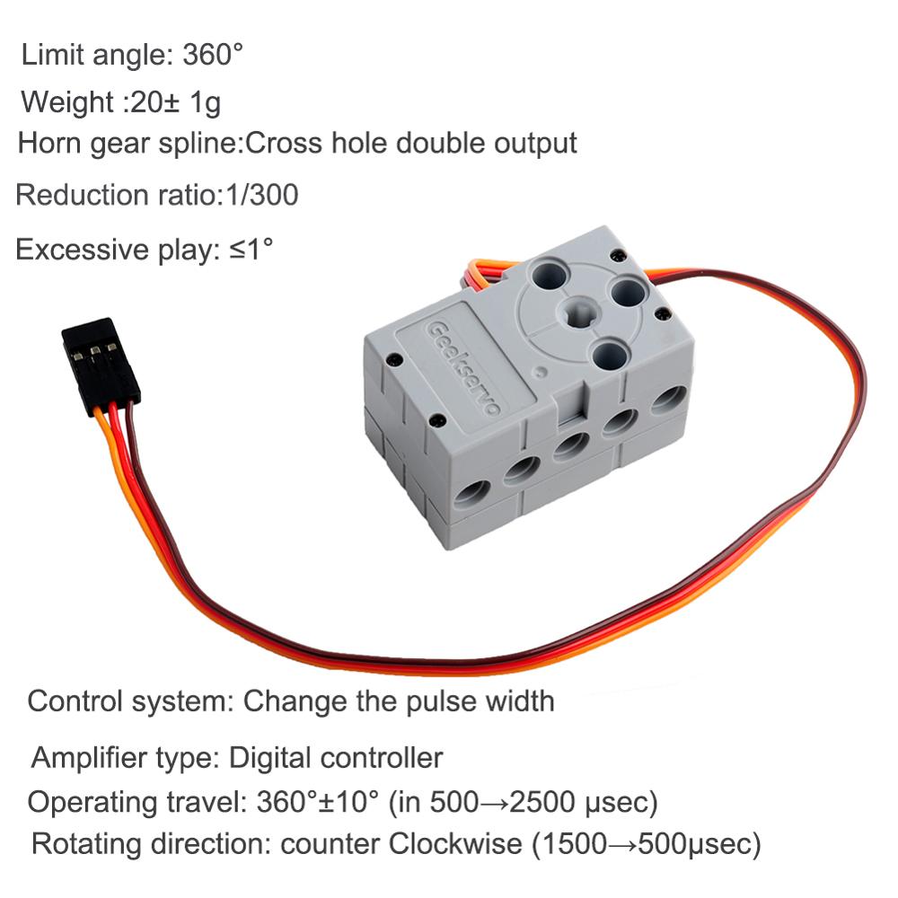 1/2/4PCS 2KG Geek Servo 360 gr - Microbit recensie en prijs