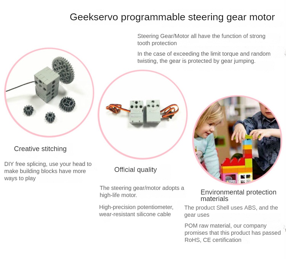1/2/4PCS 2KG Geek Servo 360 gr - Microbit recensie en prijs