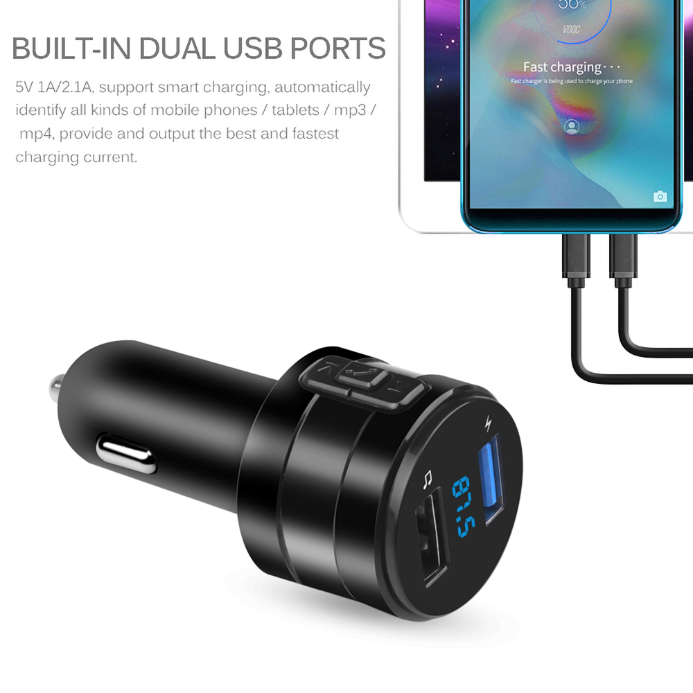 Bluetooth 4.2 Fm-zender Auto M - Robot Bluetooth Car recensie en prijs