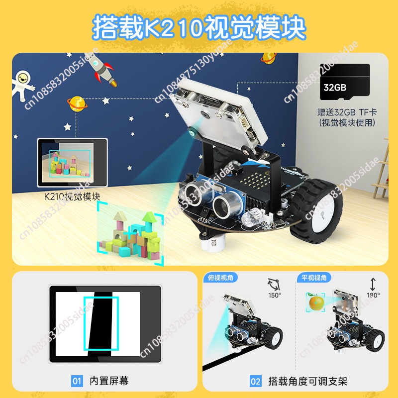 Intelligente autorobot AI visu - Robot Car Kit recensie en prijs