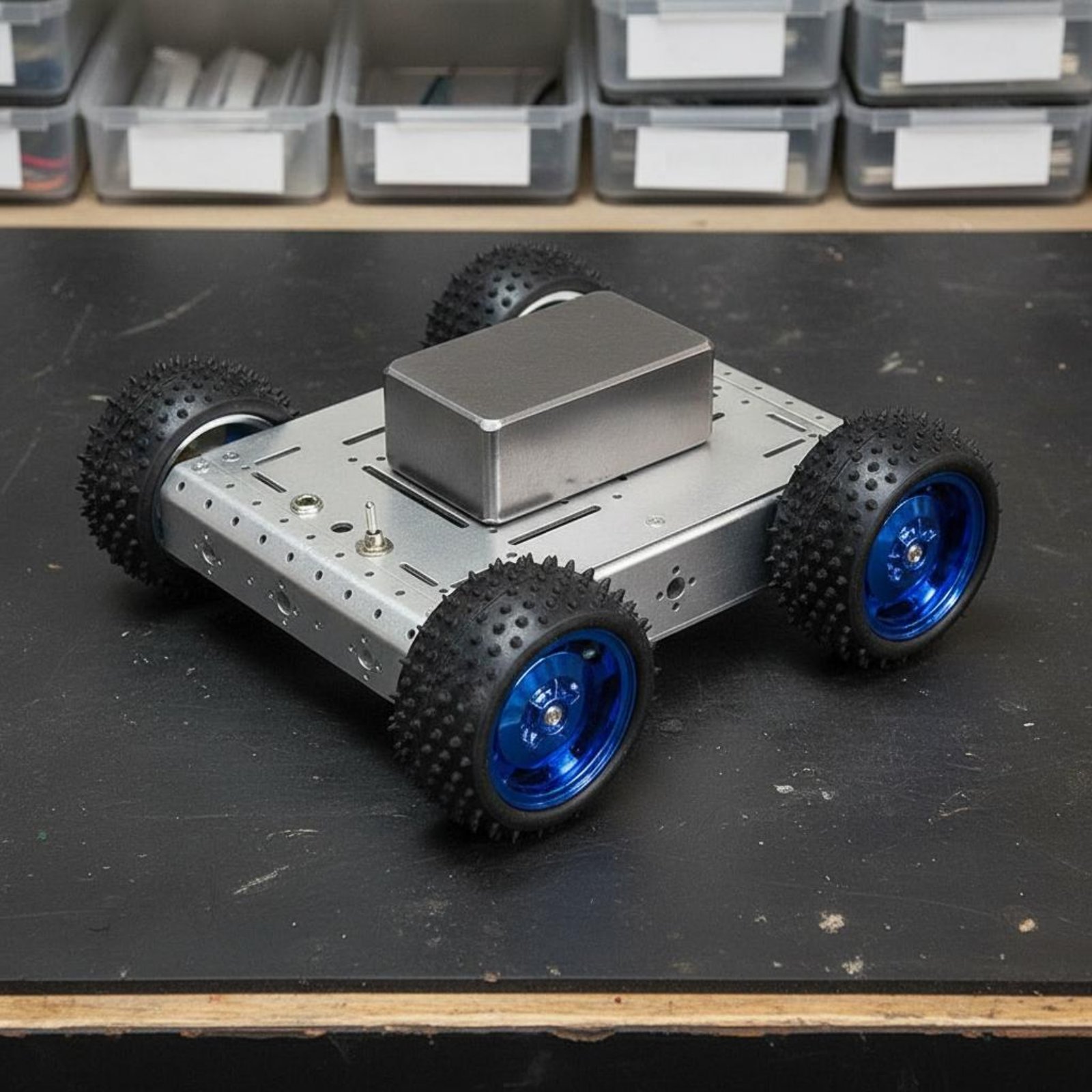 4WD Smart Car-chassis 1,5 kg l - Robot Car Kit recensie en prijs
