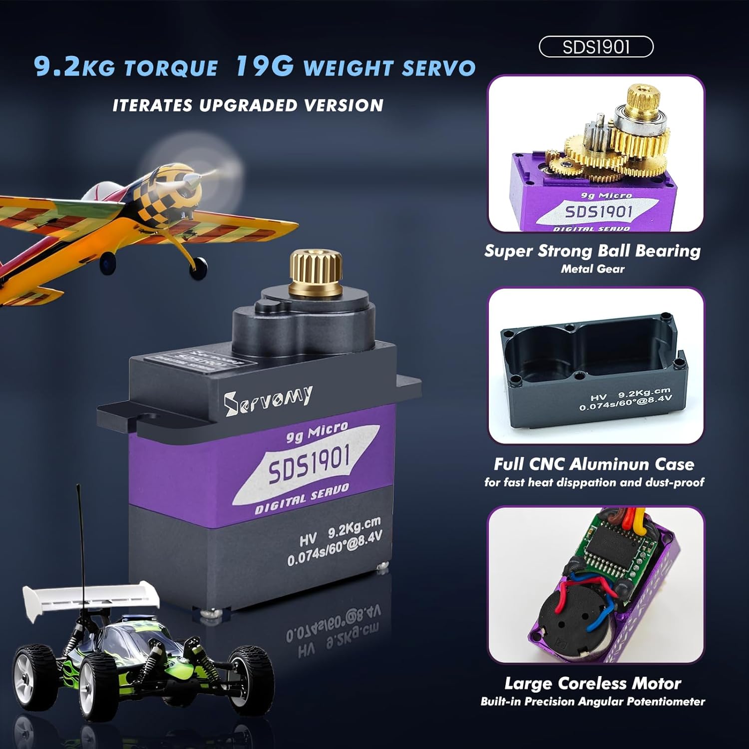 SERVOMY-SDS1901 Digitale 9G Mi - Arduino Robot recensie en prijs