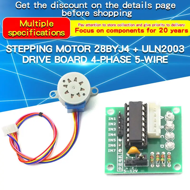 1PCS 28BYJ4 Stappenmotor ULN20 - Uln2003 Driver recensie en prijs