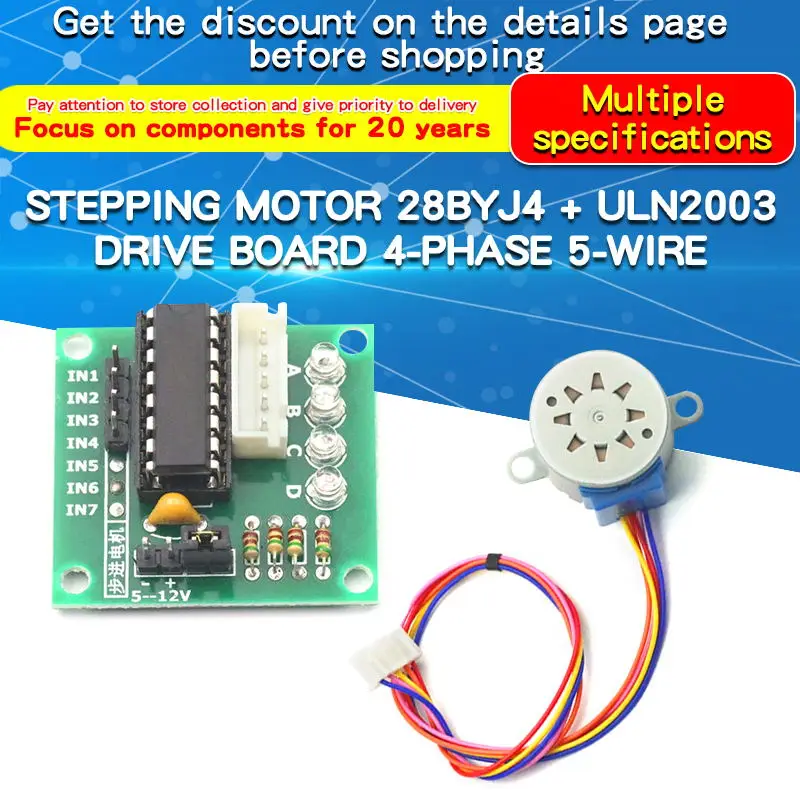 1PCS 28BYJ4 Stappenmotor ULN20 - Uln2003 Driver recensie en prijs
