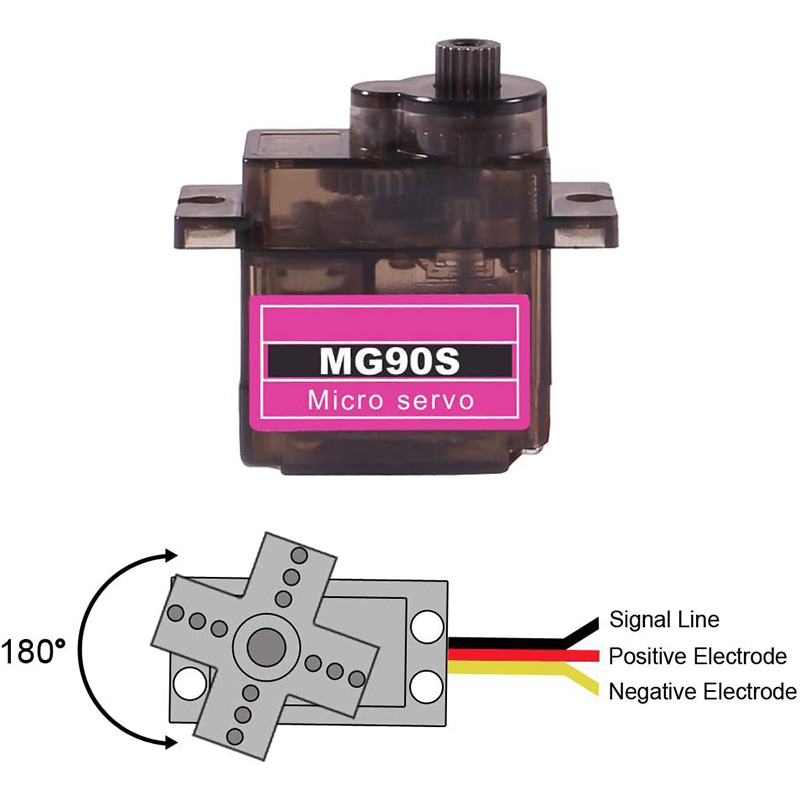 MG90S Servo 5/10/20/40 stuks V - Micro Servo recensie en prijs