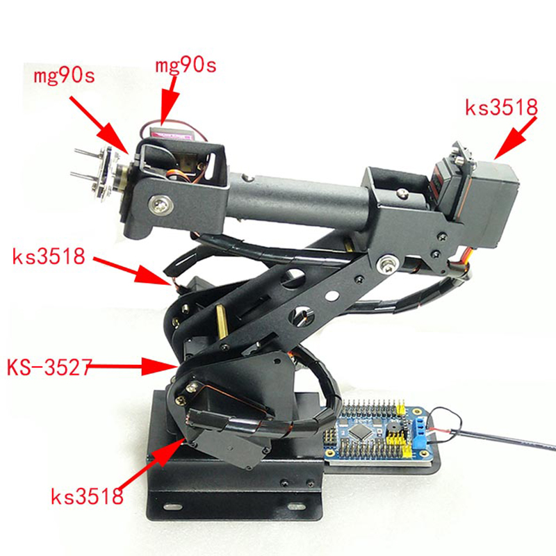 6 DOF Robotarm ABB Industriële - Robot Arm Metal recensie en prijs