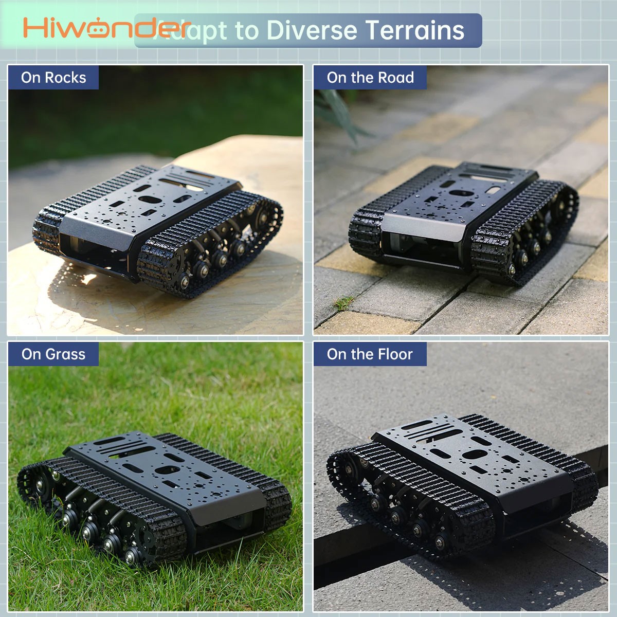 Hiwonder Tracked Tank Robot Ch - Tracked Robot Chassis recensie en prijs