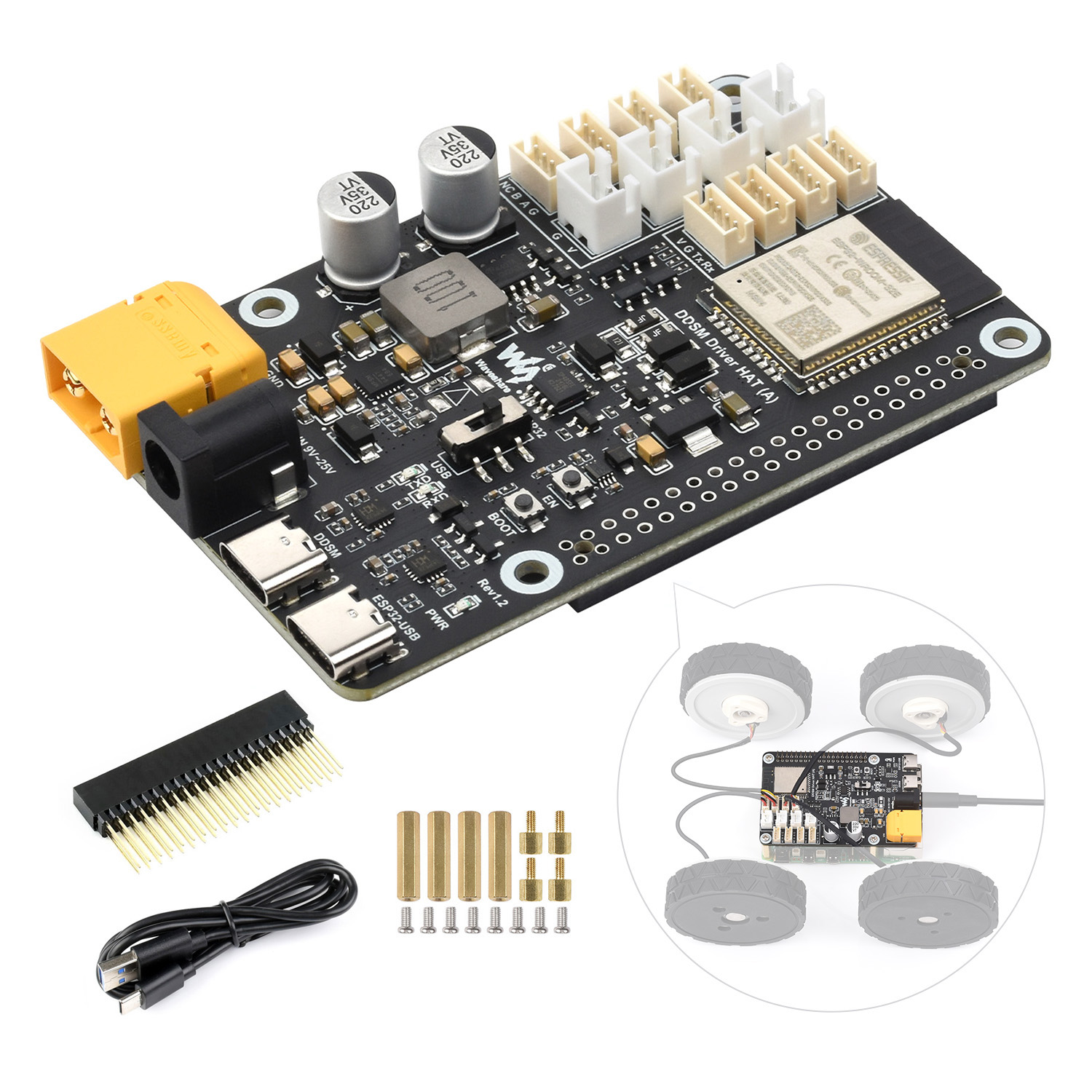 Waveshare Direct Drive servomo - Motor Driver Module recensie en prijs