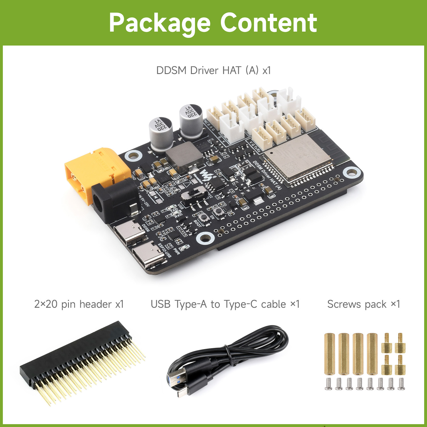 Waveshare Direct Drive servomo - Motor Driver Module recensie en prijs
